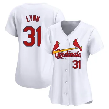 Lance Lynn Women's St. Louis Cardinals Limited Home Jersey - White