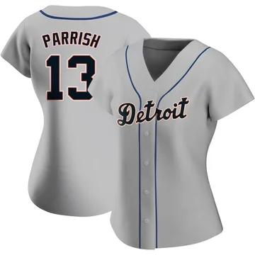 Lance Parrish Women's Detroit Tigers Authentic Road Jersey - Gray