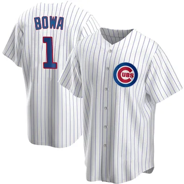 Larry Bowa Men's Chicago Cubs Replica Home Jersey - White