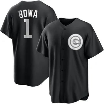 Larry Bowa Youth Chicago Cubs Replica Jersey - Black/White