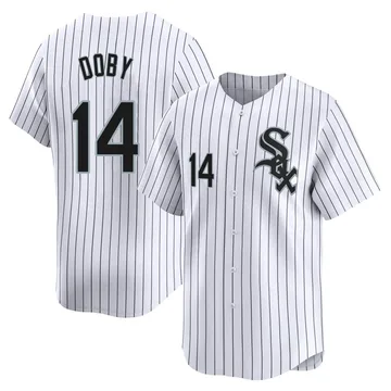 Larry Doby Men's Chicago White Sox Limited Home Jersey - White