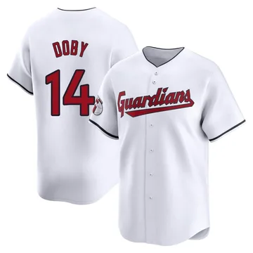 Larry Doby Men's Cleveland Guardians Limited Home Jersey - White