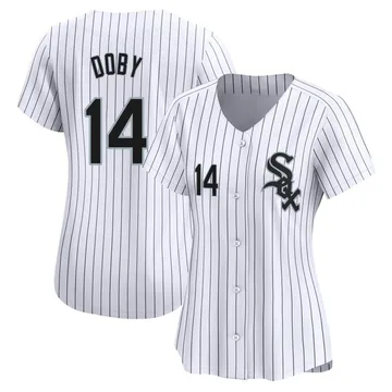 Larry Doby Women's Chicago White Sox Limited Home Jersey - White