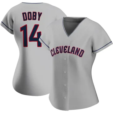 Larry Doby Women's Cleveland Guardians Authentic Road Jersey - Gray