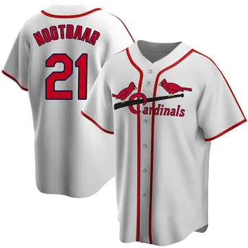 Lars Nootbaar Men's St. Louis Cardinals Home Cooperstown Collection Jersey - White