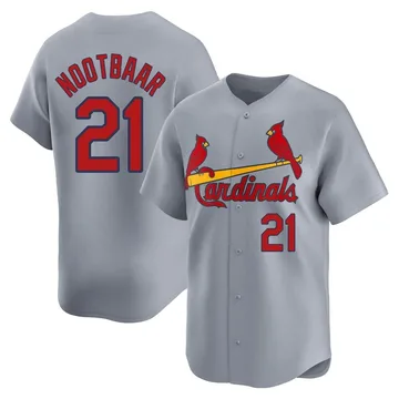 Lars Nootbaar Men's St. Louis Cardinals Limited Away Jersey - Gray