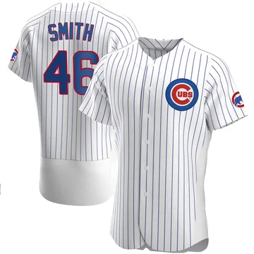 Lee Smith Men's Chicago Cubs Authentic Home Jersey - White