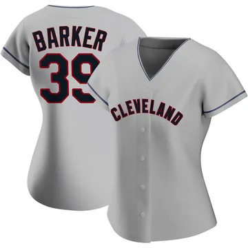 Len Barker Women's Cleveland Guardians Authentic Road Jersey - Gray