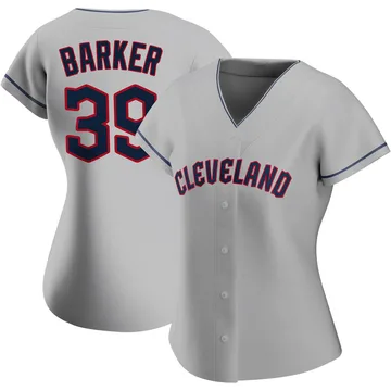 Len Barker Women's Cleveland Guardians Authentic Road Jersey - Gray