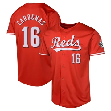 Leo Cardenas Men's Cincinnati Reds Limited Alternate Jersey - Red