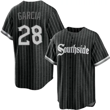 Leury Garcia Youth Chicago White Sox Replica 2021 City Connect Jersey - Black