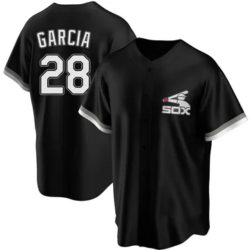 Leury Garcia Youth Chicago White Sox Replica Spring Training Jersey - Black