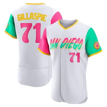 Logan Gillaspie Men's San Diego Padres Authentic 2022 City Connect Jersey - White