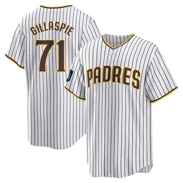 Logan Gillaspie Men's San Diego Padres Replica 2024 World Tour Seoul Series Home Jersey - White