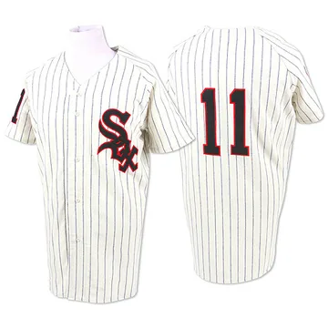 Luis Aparicio Men's Chicago White Sox Authentic 1959 Throwback Jersey - Cream