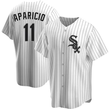 Luis Aparicio Men's Chicago White Sox Replica Home Jersey - White