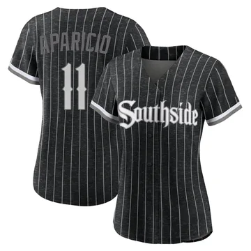 Luis Aparicio Women's Chicago White Sox Authentic 2021 City Connect Jersey - Black