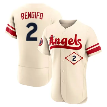 Luis Rengifo Men's Los Angeles Angels Authentic 2022 City Connect Jersey - Cream