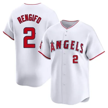 Luis Rengifo Men's Los Angeles Angels Limited Home Jersey - White