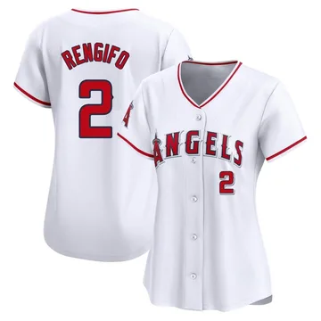 Luis Rengifo Women's Los Angeles Angels Limited Home Jersey - White