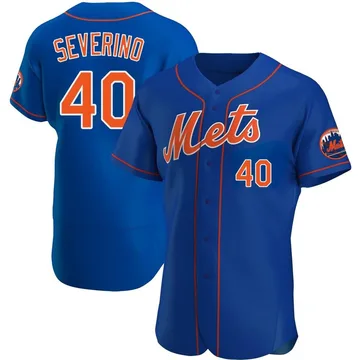 Luis Severino Men's New York Mets Authentic Alternate Jersey - Royal