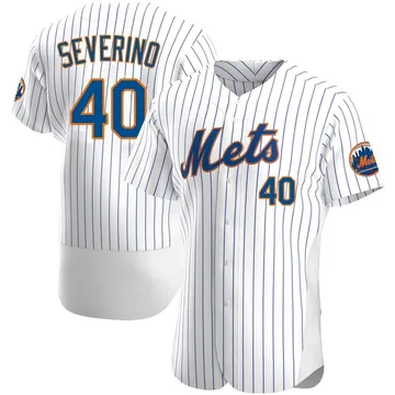 Luis Severino Men's New York Mets Authentic Home Jersey - White