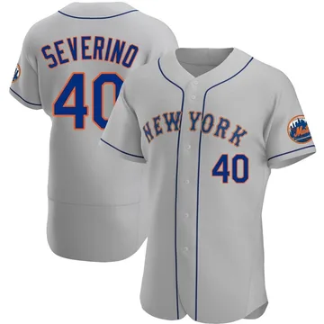 Luis Severino Men's New York Mets Authentic Road Jersey - Gray