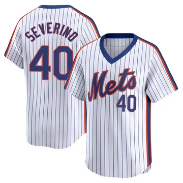 Luis Severino Men's New York Mets Limited Cooperstown Collection Jersey - White