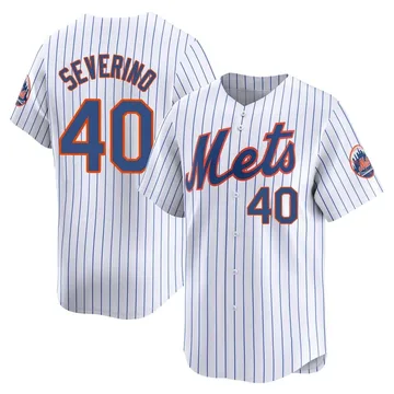 Luis Severino Men's New York Mets Limited Home Jersey - White