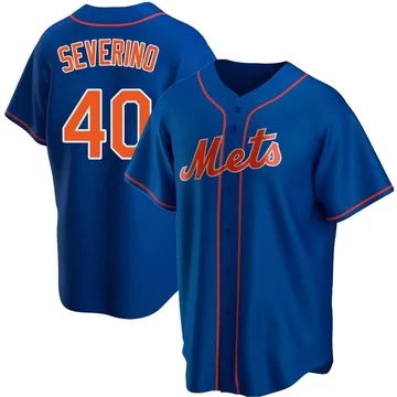 Luis Severino Men's New York Mets Replica Alternate Jersey - Royal