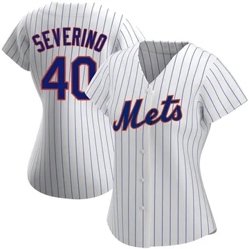 Luis Severino Women's New York Mets Authentic Home Jersey - White