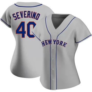 Luis Severino Women's New York Mets Authentic Road Jersey - Gray