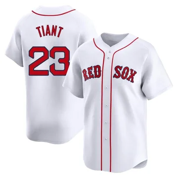 Luis Tiant Men's Boston Red Sox Limited Home Jersey - White