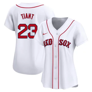 Luis Tiant Women's Boston Red Sox Limited Home Jersey - White