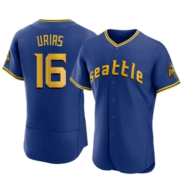 Luis Urias Men's Seattle Mariners Authentic 2023 City Connect Jersey - Royal