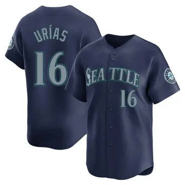 Luis Urias Men's Seattle Mariners Limited Road Jersey - Navy