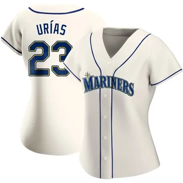 Luis Urias Women's Seattle Mariners Authentic Alternate Jersey - Cream