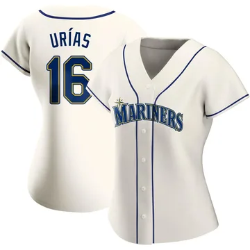 Luis Urias Women's Seattle Mariners Authentic Alternate Jersey - Cream