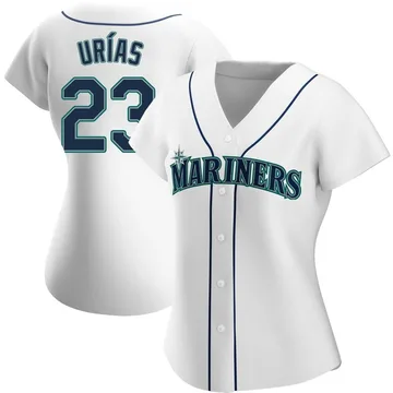 Luis Urias Women's Seattle Mariners Authentic Home Jersey - White