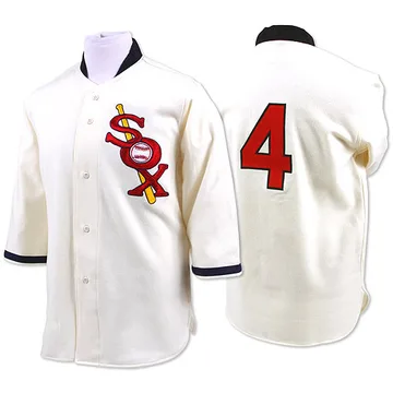 Luke Appling Men's Chicago White Sox Authentic Throwback Jersey - Cream