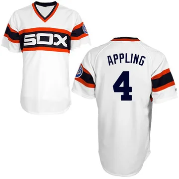 Luke Appling Men's Chicago White Sox Replica 1983 Throwback Jersey - White