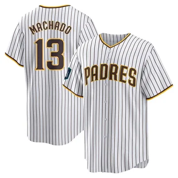 Manny Machado Men's San Diego Padres Replica 2024 World Tour Seoul Series Home Jersey - White