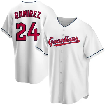 Manny Ramirez Men's Cleveland Guardians Replica Home Jersey - White