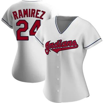 Manny Ramirez Women's Cleveland Guardians Authentic Home Jersey - White