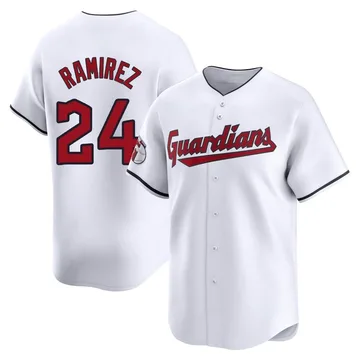 Manny Ramirez Youth Cleveland Guardians Limited Home Jersey - White