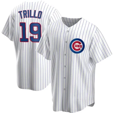 Manny Trillo Men's Chicago Cubs Replica Home Jersey - White