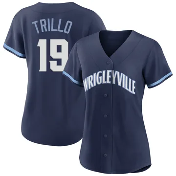 Manny Trillo Women's Chicago Cubs Authentic 2021 City Connect Jersey - Navy