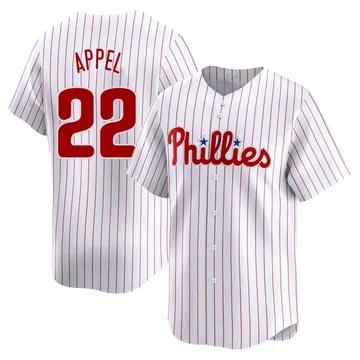 Mark Appel Men's Philadelphia Phillies Limited Home Jersey - White