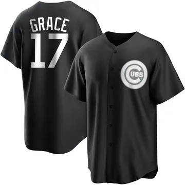 Mark Grace Youth Chicago Cubs Replica Jersey - Black/White