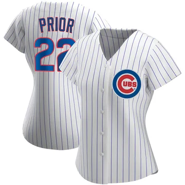 Mark Prior Women's Chicago Cubs Authentic Home Jersey - White